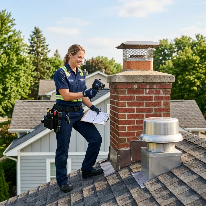 Technician removing a deceased bird from an indoor space in Hampton Park